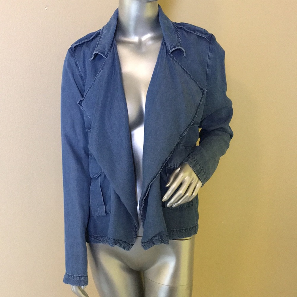 Splendid Soft Denim Chambray Jacket - image 6